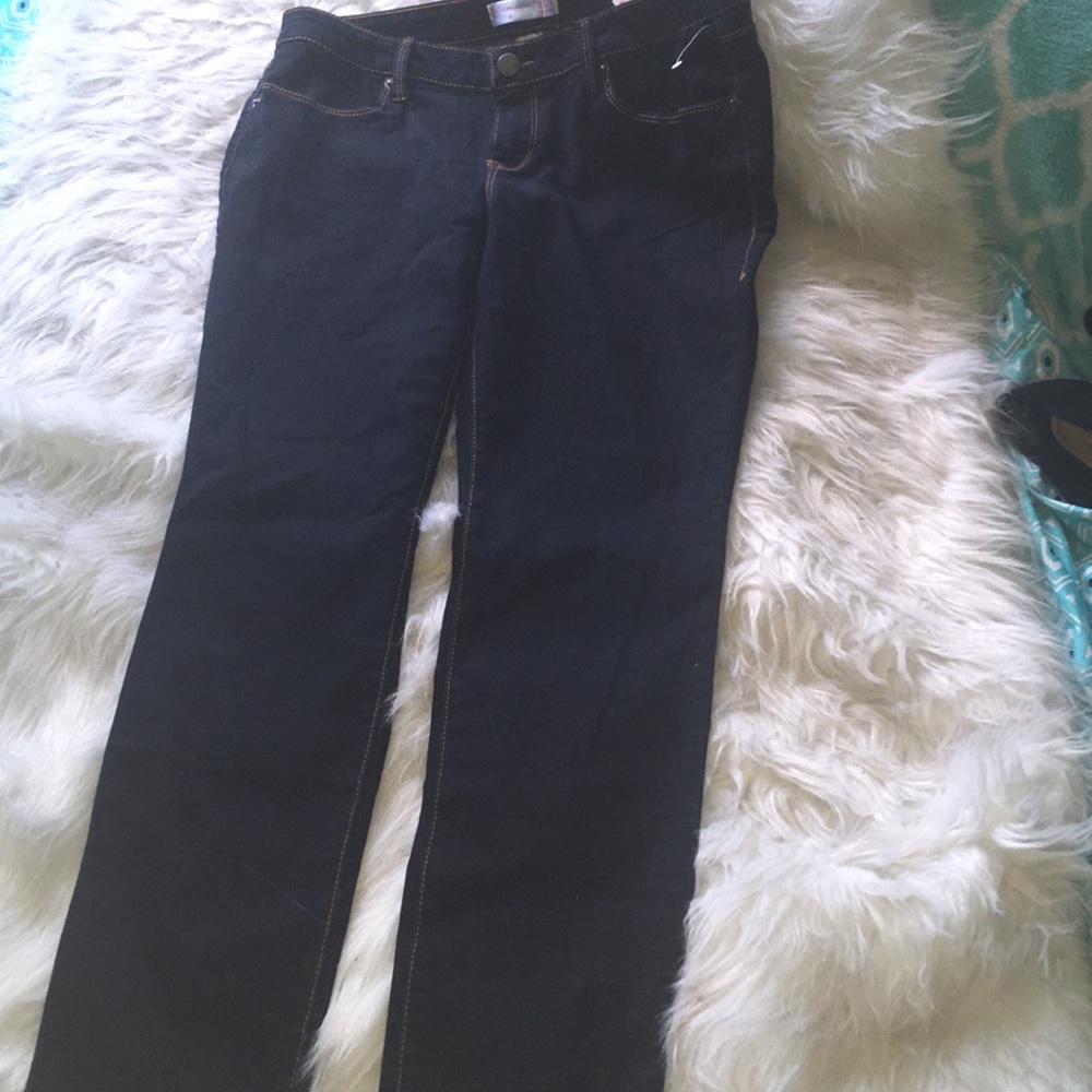 Dark blue skinny jeans
